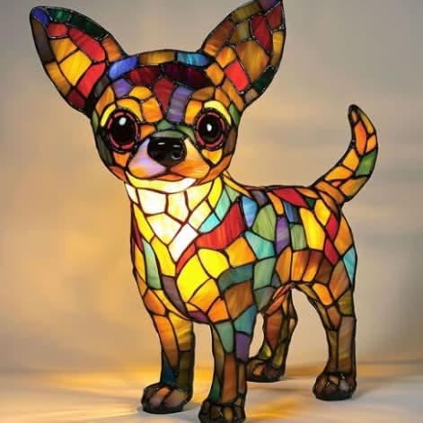 Lampe d’ambiance lumineuse à l’effigie d’une race de chien pour la maison