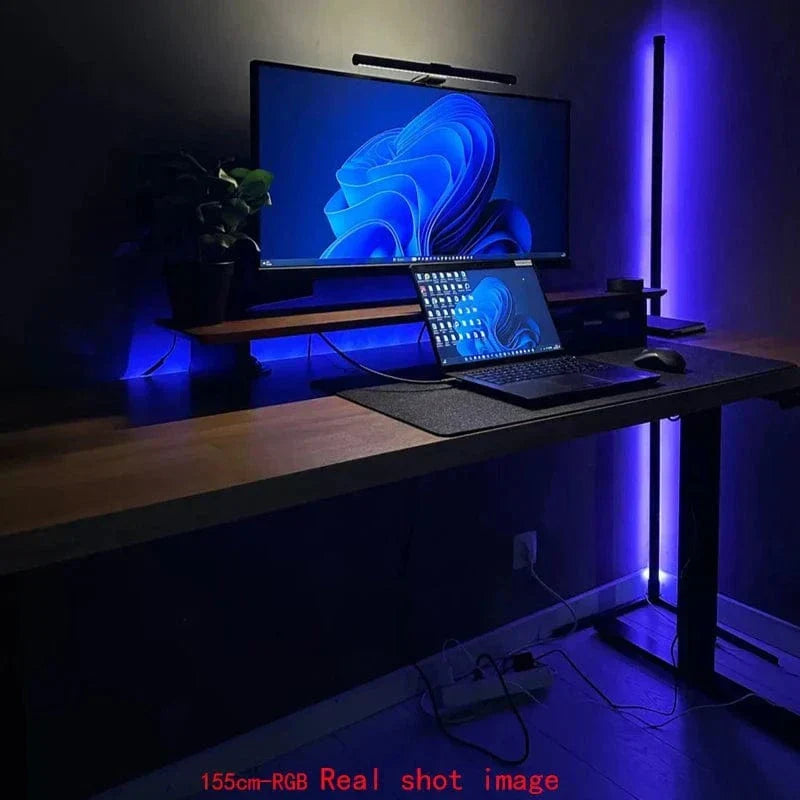 Lampe d’angle RGB avec télécommande - éclairage moderne
