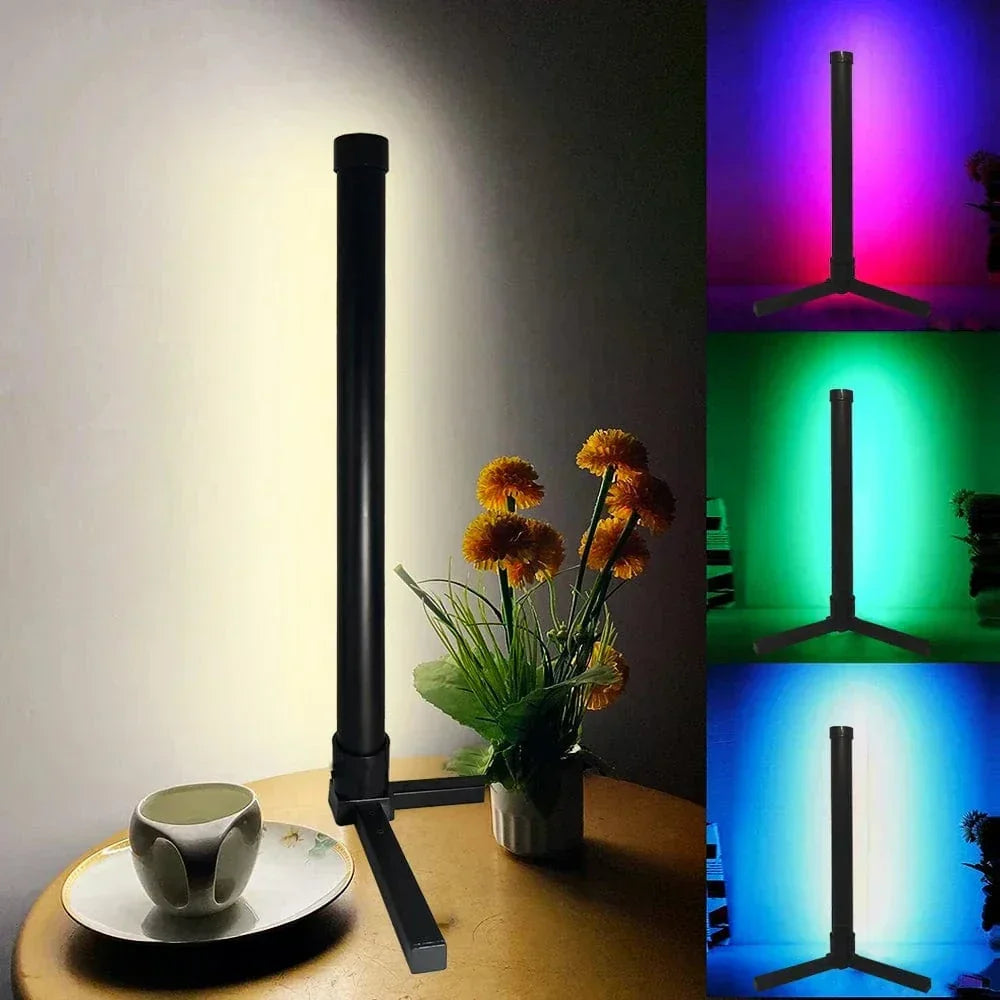 Lampe d’angle RGB avec télécommande - éclairage moderne