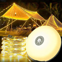 Lampe de camping portable 4-en-1 – éclairage polyvalent partout