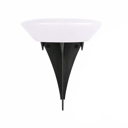 Lampe de jardin solaire à LED, lumière blanche chaude, éclairage de chemin extérieur