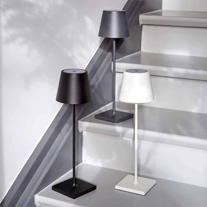 Lampe de table LED étanche, compatible Alexa – design minimaliste et commande vocale