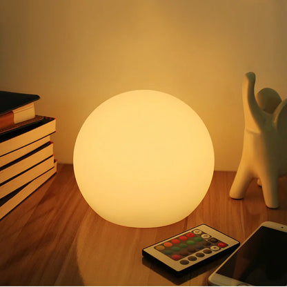 Lampe de table LED sans fil multicolore avec télécommande