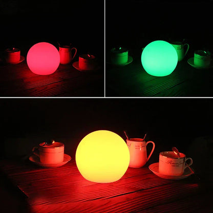 Lampe de table LED sans fil multicolore avec télécommande
