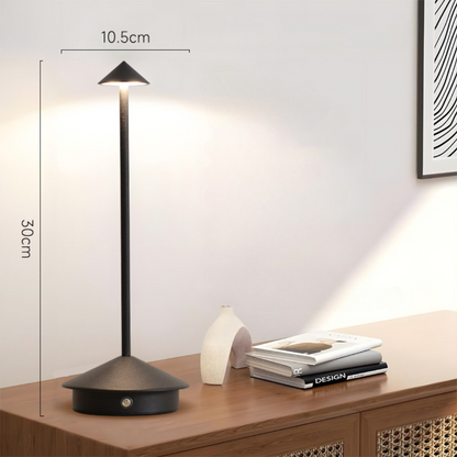 Lampe de table | sans fil | variateur tactile, recharge USB