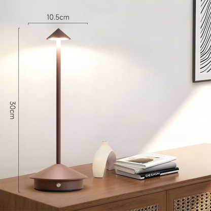 Lampe de table | sans fil | variateur tactile, recharge USB