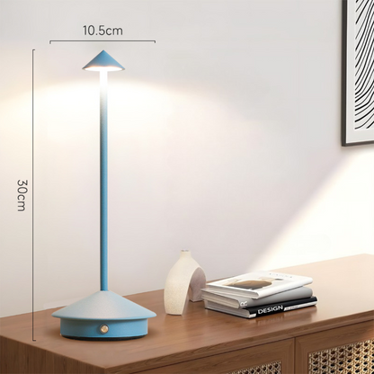 Lampe de table | sans fil | variateur tactile, recharge USB