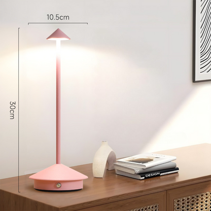 Lampe de table | sans fil | variateur tactile, recharge USB