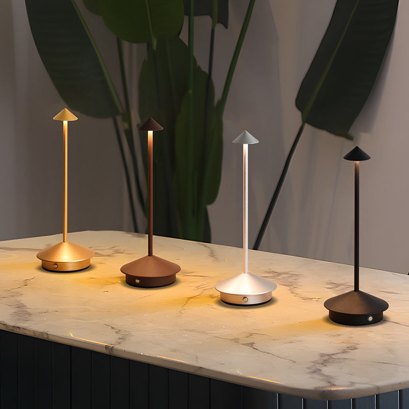 Lampe de table | sans fil | variateur tactile, recharge USB