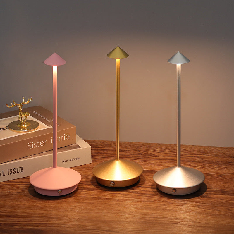 Lampe de table | sans fil | variateur tactile, recharge USB