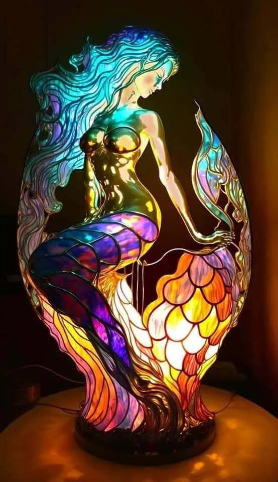 Lampe décorative élégante au design artistique avec éclairage d’ambiance