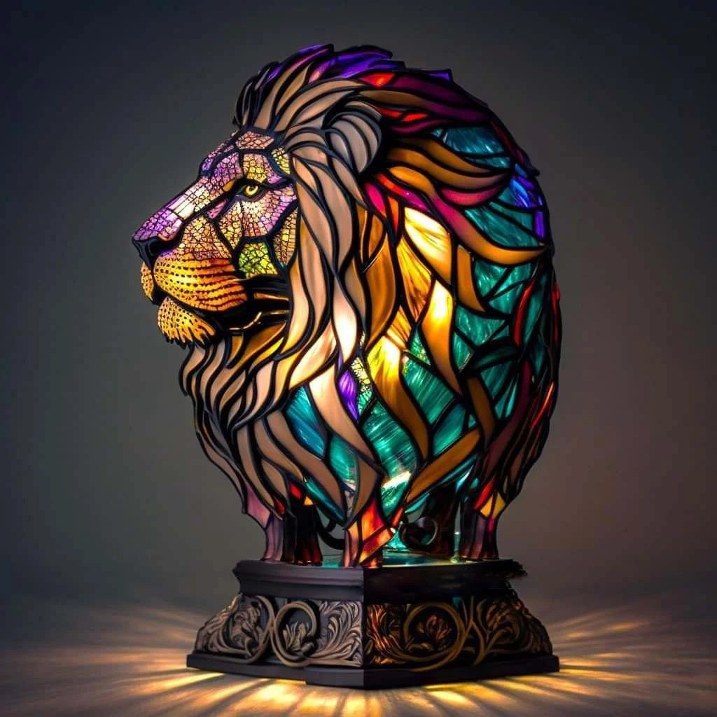 Lampe décorative élégante au design artistique avec éclairage d’ambiance