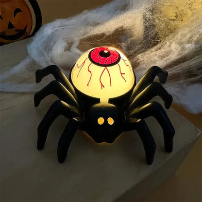 Lampe LED d’Halloween crâne et araignée – décoration effrayante pour la maison