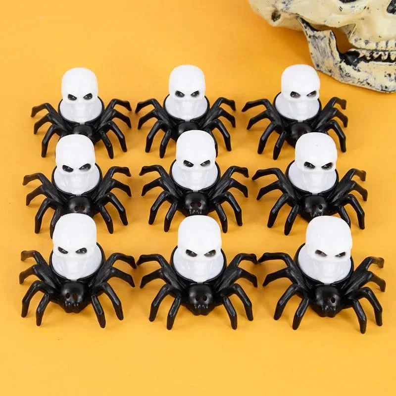 Lampe LED d’Halloween crâne et araignée – décoration effrayante pour la maison