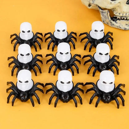Lampe LED d’Halloween crâne et araignée – décoration effrayante pour la maison
