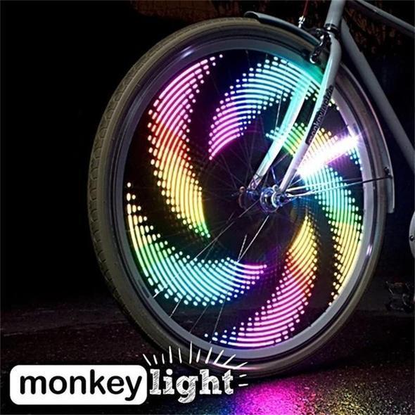 Lampes LED 3D pour rayons de vélo
