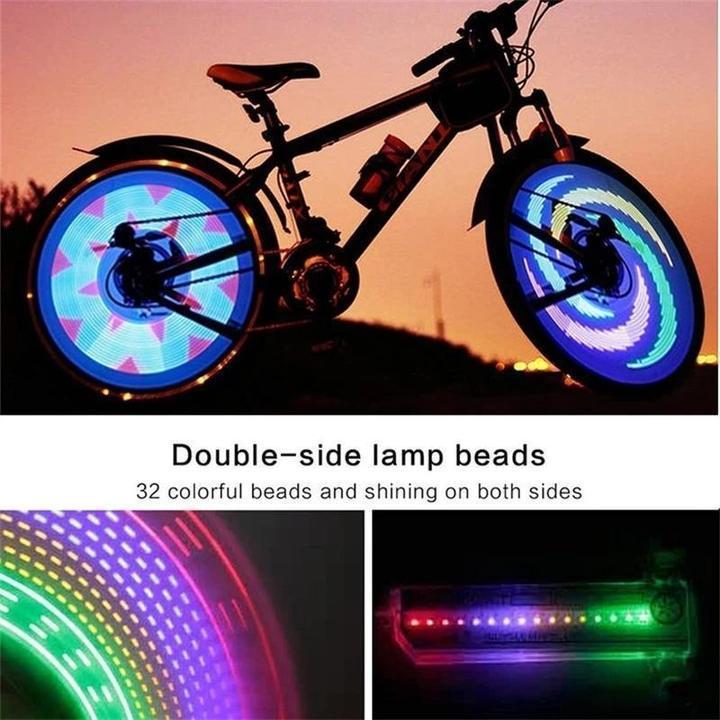 Lampes LED 3D pour rayons de vélo