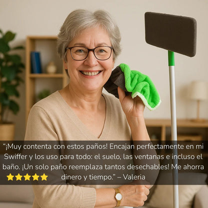 Lingettes réutilisables pour balai Swiffer