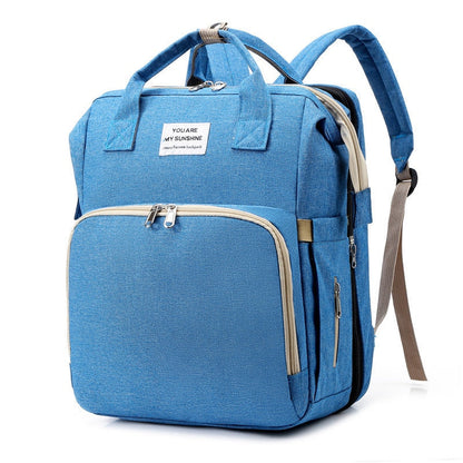 Lit bébé portable et sac à langer - sac à dos de voyage multifonction