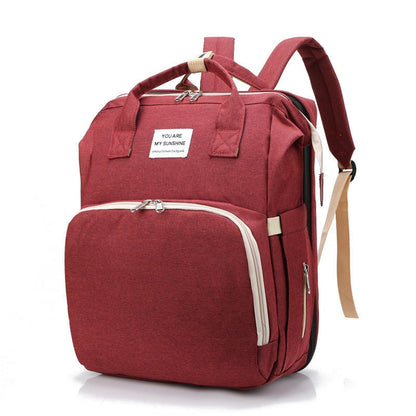 Lit bébé portable et sac à langer - sac à dos de voyage multifonction