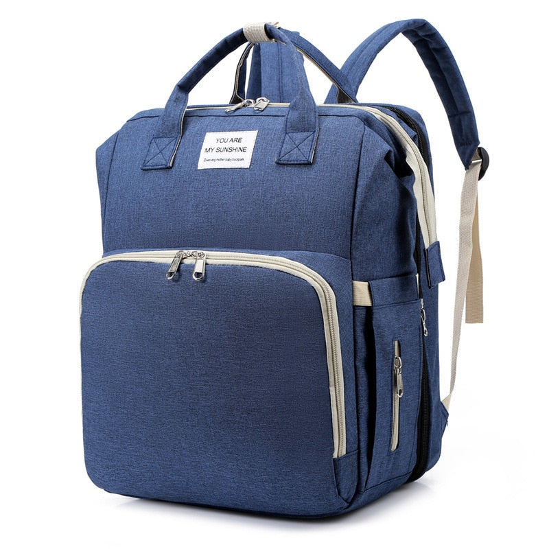 Lit bébé portable et sac à langer - sac à dos de voyage multifonction
