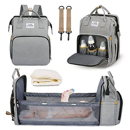 Lit bébé portable et sac à langer - sac à dos de voyage multifonction