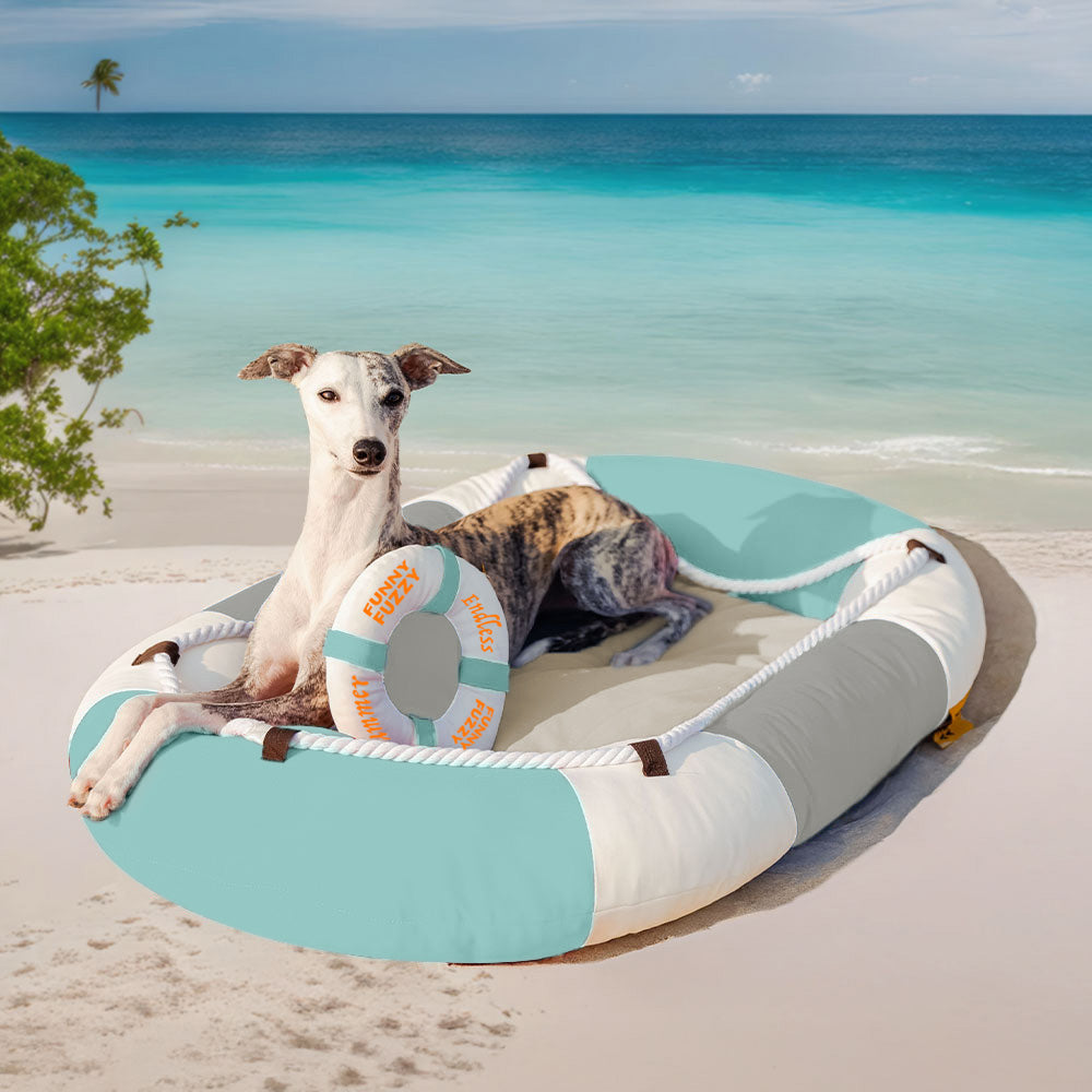 Lit flottant pour animal de compagnie pour piscine pour la détente estivale