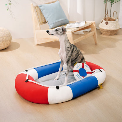 Lit flottant pour animal de compagnie pour piscine pour la détente estivale
