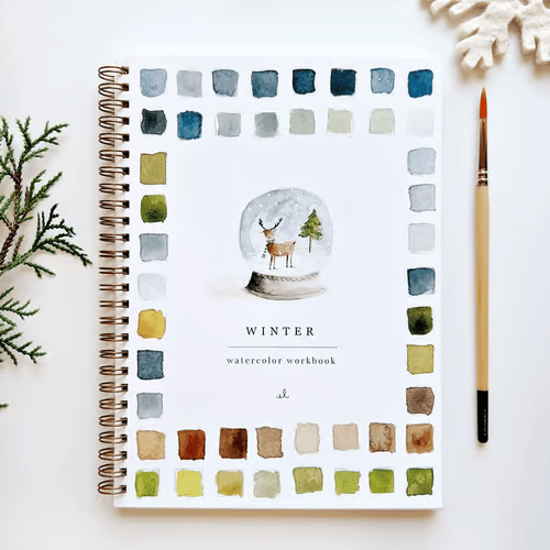 Livre d’art | cahier d’exercices d’aquarelle pour débutants | livre de peinture pas à pas