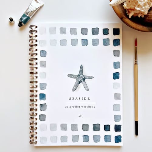 Livre d’art | cahier d’exercices d’aquarelle pour débutants | livre de peinture pas à pas