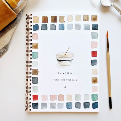 Livre d’art | cahier d’exercices d’aquarelle pour débutants | livre de peinture pas à pas