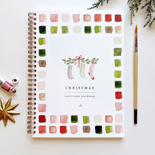 Livre d’art | cahier d’exercices d’aquarelle pour débutants | livre de peinture pas à pas