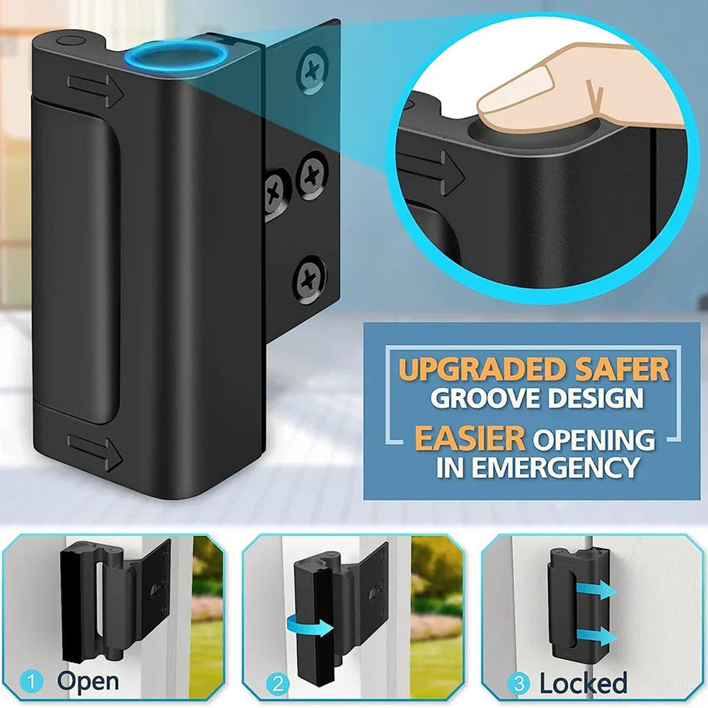 Loquet de sécurité pour porte antivol et sécurité enfant