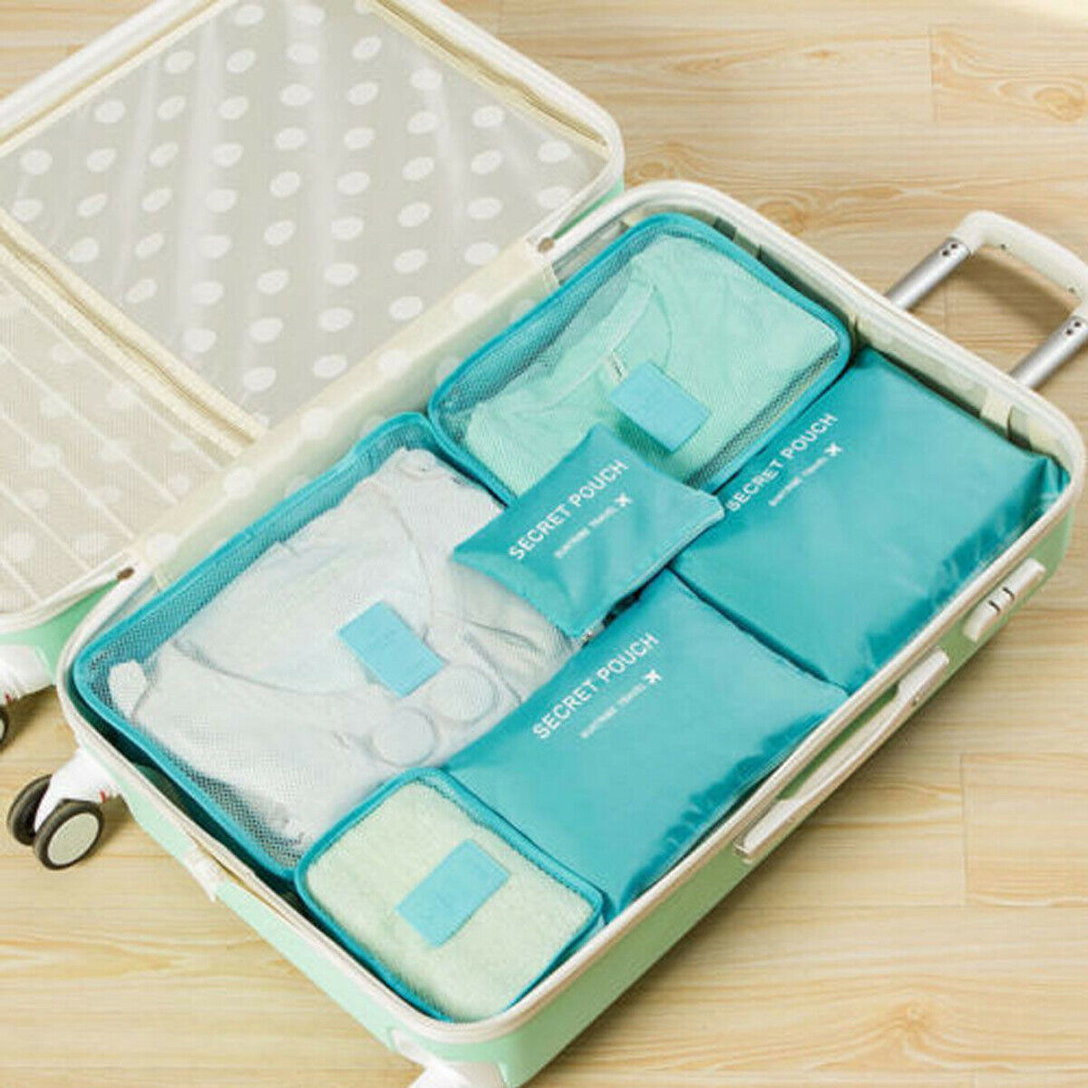 Lot d’organiseurs de valise (2 pièces) - sacs de rangement de voyage gain de place