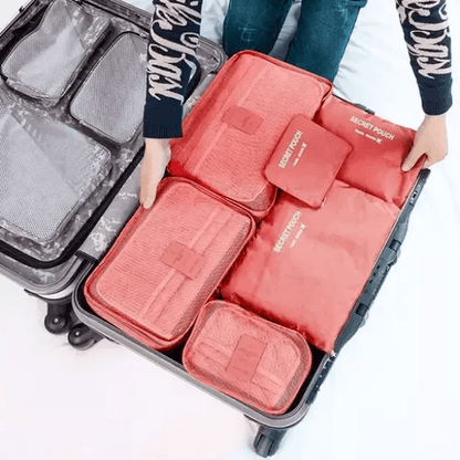 Lot d’organiseurs de valise (2 pièces) - sacs de rangement de voyage gain de place