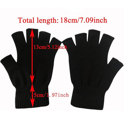 Lot de 2 mitaines tricotées d’hiver