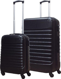 Lot de 2 valises de voyage rigides en ABS