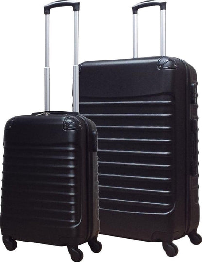 Lot de 2 valises de voyage rigides en ABS