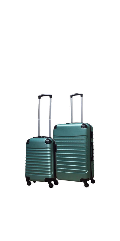 Lot de 2 valises rigides en ABS unisexes
