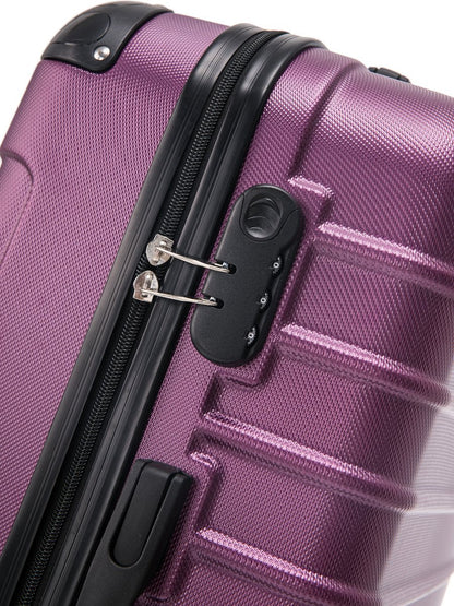 Lot de 2 valises rigides résistantes pour le voyage