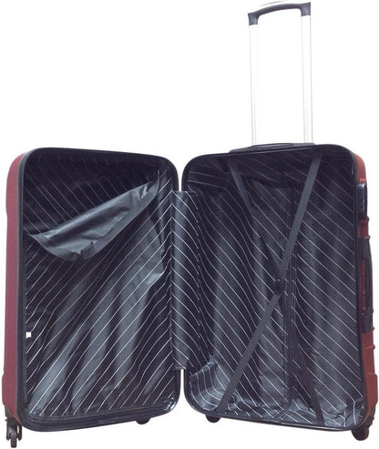 Lot de 2 valises rigides résistantes pour le voyage