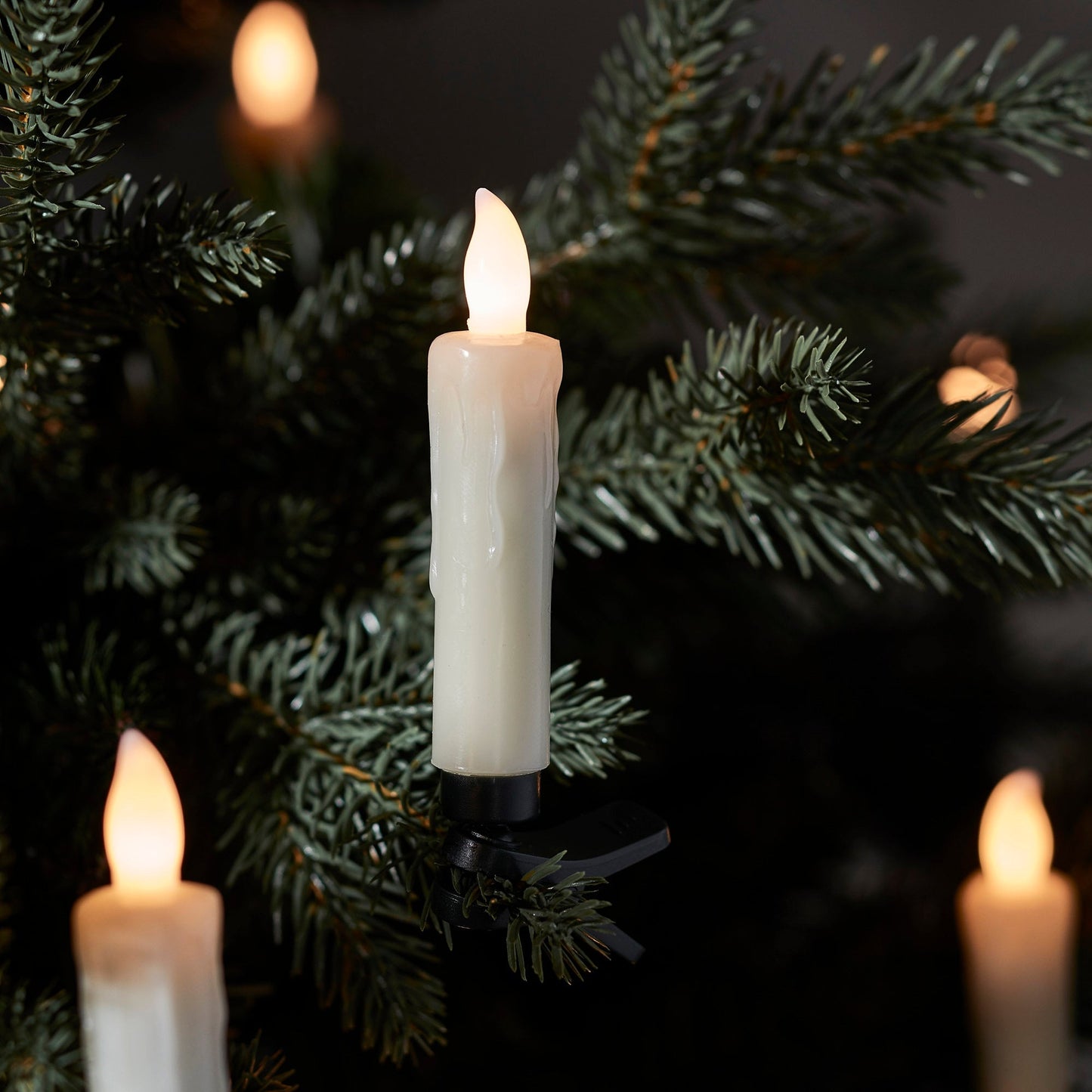 Lot de 20 bougies LED sans fil pour sapin de Noël