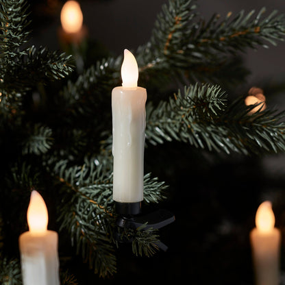 Lot de 20 bougies LED sans fil pour sapin de Noël
