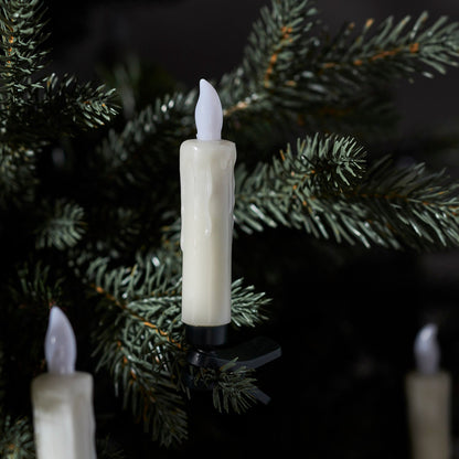 Lot de 20 bougies LED sans fil pour sapin de Noël