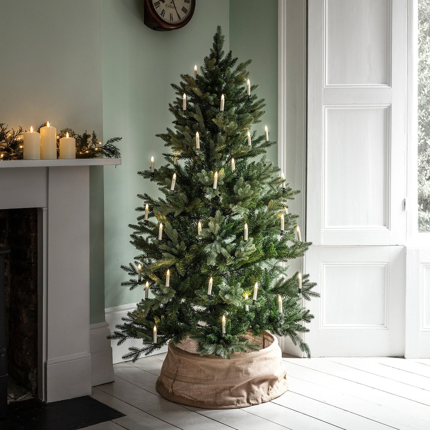 Lot de 20 bougies LED sans fil pour sapin de Noël