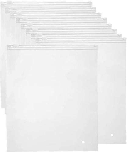 Lot de 40 sachets de rangement givrés refermables pour vêtements et voyage