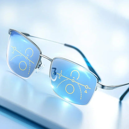Lunettes à verres progressifs multifocaux pour une vision nette - conception intelligente allemande pour un usage quotidien