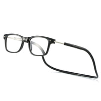 Lunettes de lecture aimantées à porter autour du cou anti-perte anti-lumière bleue