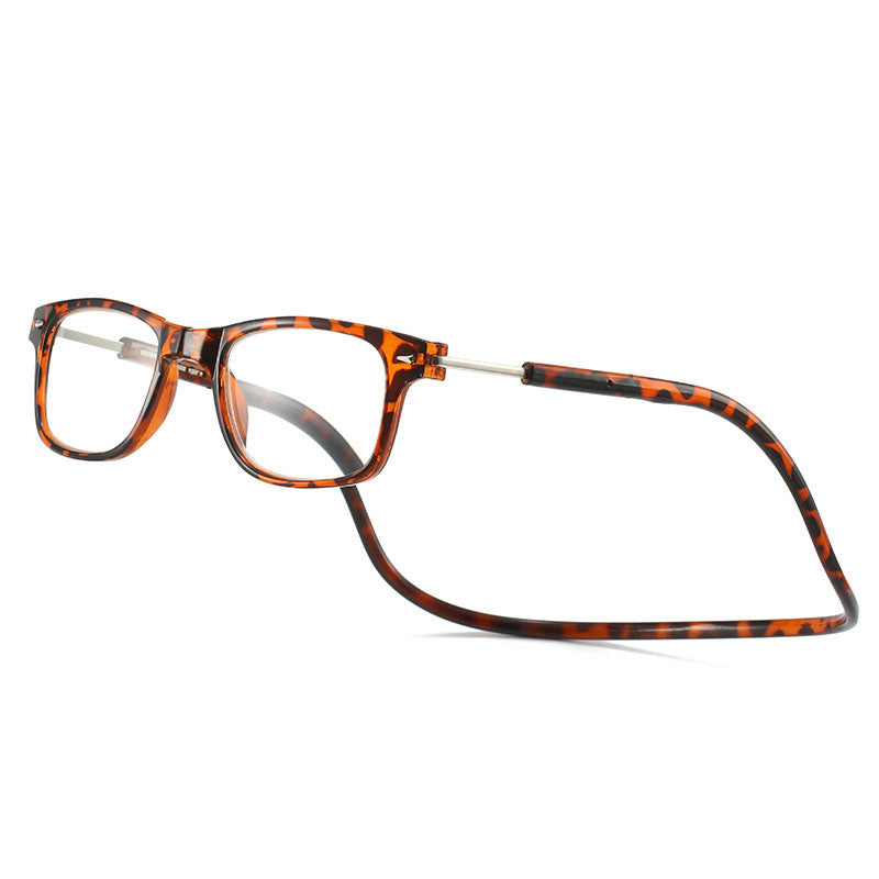 Lunettes de lecture aimantées à porter autour du cou anti-perte anti-lumière bleue