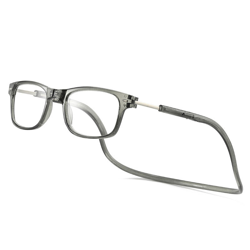 Lunettes de lecture aimantées à porter autour du cou anti-perte anti-lumière bleue